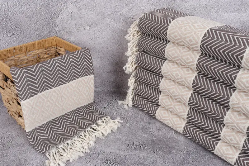 Spooky Bachelorette Party Favors, Employee Gifts, 70x40 Cotton Chevron Towel, Bachelorette Gifts, Soft towel, Bridesmaid Gift, Scarf Towel - 3