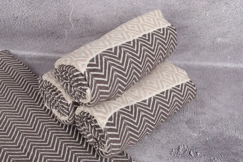 Spooky Bachelorette Party Favors, Employee Gifts, 70x40 Cotton Chevron Towel, Bachelorette Gifts, Soft towel, Bridesmaid Gift, Scarf Towel - 7