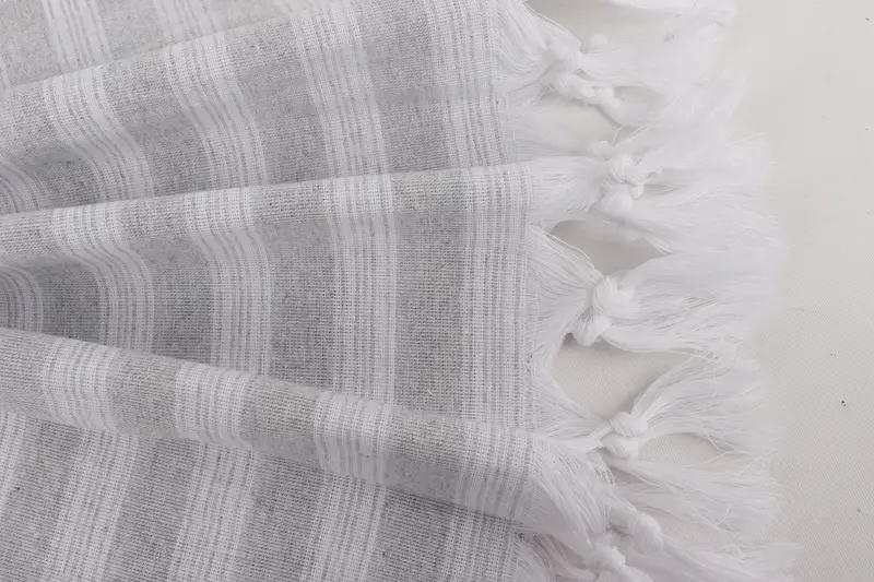 Monogram Turkish Towel, Spa Towel, 70x40 Cotton Striped Towel, Travel towel, Summer Towel, Bachelorette Party Gift, Valentines Day Gift Idea - 8