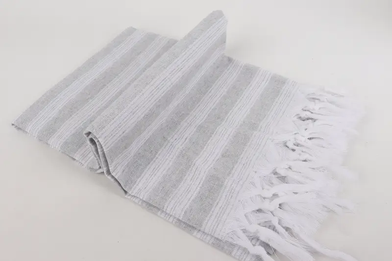 Monogram Turkish Towel, Spa Towel, 70x40 Cotton Striped Towel, Travel towel, Summer Towel, Bachelorette Party Gift, Valentines Day Gift Idea - 6