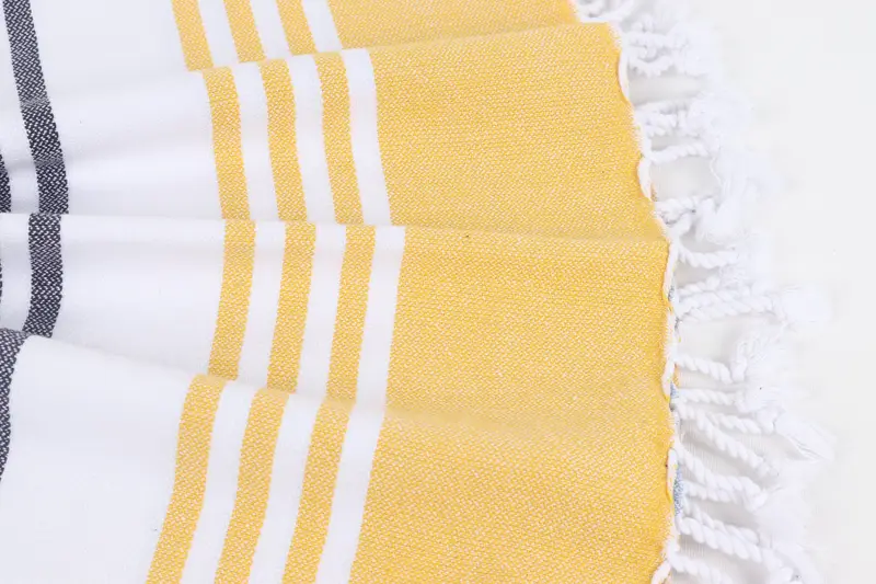 Organic Towel, Halloween Bachelorette Party Favors, 70x36 Cotton Striped Towel, Gift For Her, Beach towel, Sand-resistant towel, Maid Of Honor Gift - 8