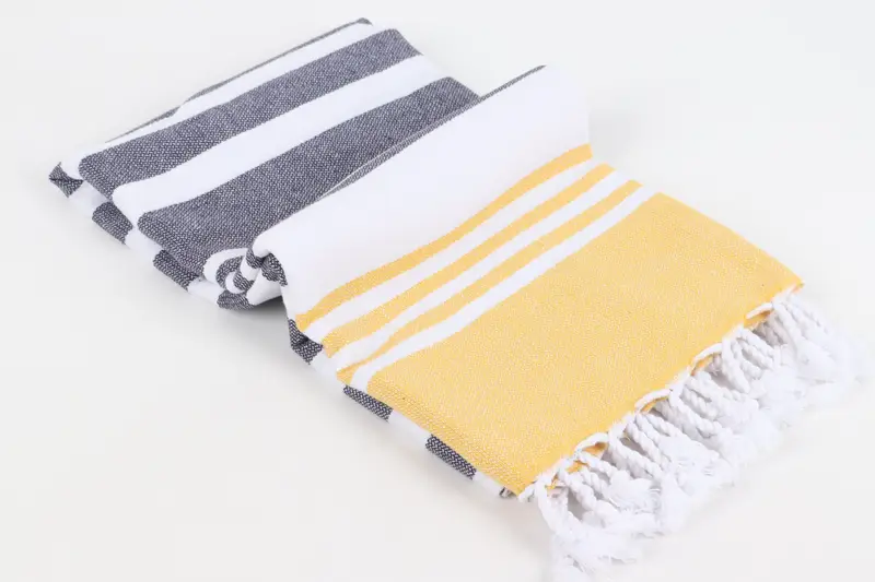 Organic Towel, Halloween Bachelorette Party Favors, 70x36 Cotton Striped Towel, Gift For Her, Beach towel, Sand-resistant towel, Maid Of Honor Gift - 6