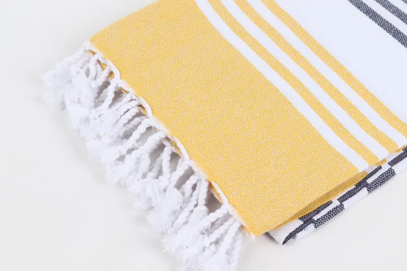 Organic Towel, Halloween Bachelorette Party Favors, 70x36 Cotton Striped Towel, Gift For Her, Beach towel, Sand-resistant towel, Maid Of Honor Gift - 7