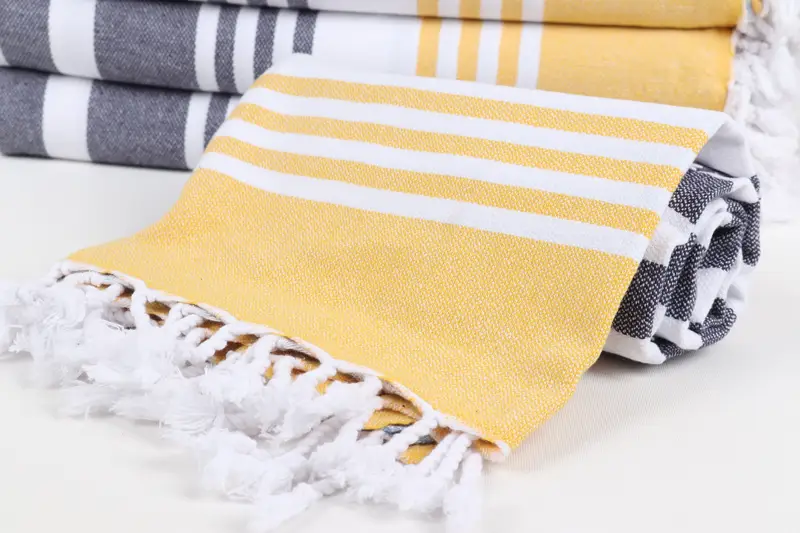 Organic Towel, Halloween Bachelorette Party Favors, 70x36 Cotton Striped Towel, Gift For Her, Beach towel, Sand-resistant towel, Maid Of Honor Gift - 4