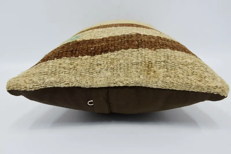 Vintage Pillow, Vintage Kilim Throw Pillow, Wholesale Pillow, Boho Pillow Sham Cover, 12x20 Beige Cushion Cover, Pillow Sham, Muted Pillow - 5