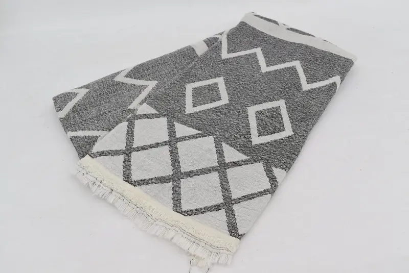 Home Gift, Custom Gift, Custom Bath Towel, Turkish hand towel, Wedding Gifts Towel, Large Beach Towel Personalized, 64x36 Cotton Geometric Towel - 5