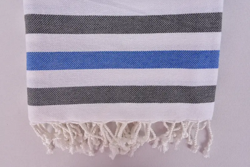 Bridesmaid Gifts Personalized, Fouta towel, Organic Towel, Monogrammed Beach Towel, Summer Towel, 64x36 Cotton Striped Towel, Housewarming Gift - 8