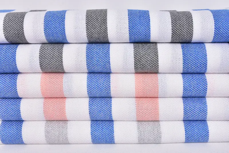 Bridesmaid Gifts Personalized, Fouta towel, Organic Towel, Monogrammed Beach Towel, Summer Towel, 64x36 Cotton Striped Towel, Housewarming Gift - 2