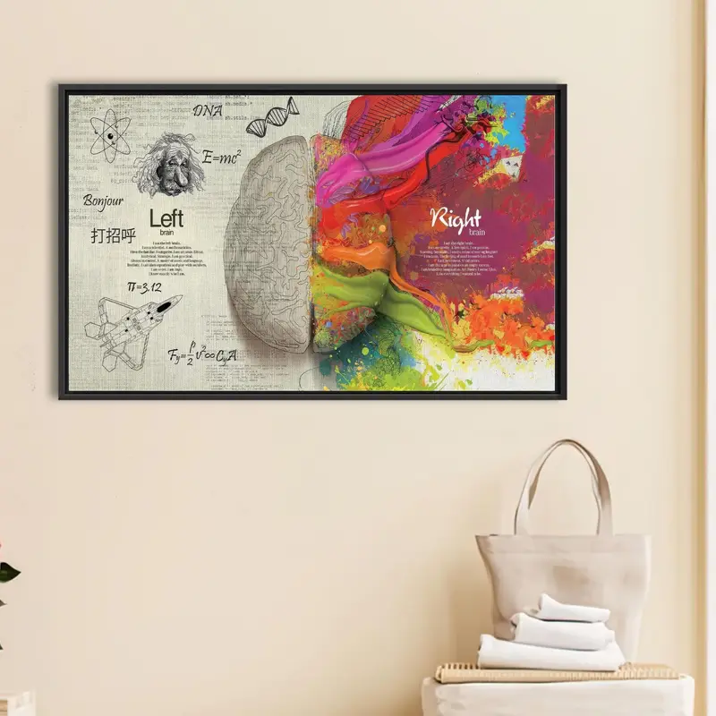 Elegant bedruckte Leinwand: künstlerische, trendige und kreative Dekoration