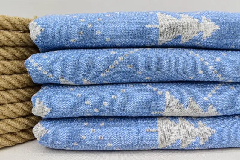 Personalized Gifts, Wedding Gift Ideas, 84x42 Cotton Christmas Patterned Towel, Custom Turkish Towel, Absorbent towel, Personalized Turkish Towel - 7