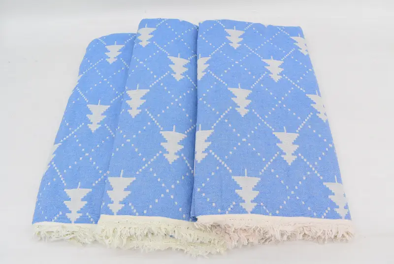 Personalized Gifts, Wedding Gift Ideas, 84x42 Cotton Christmas Patterned Towel, Custom Turkish Towel, Absorbent towel, Personalized Turkish Towel - 8