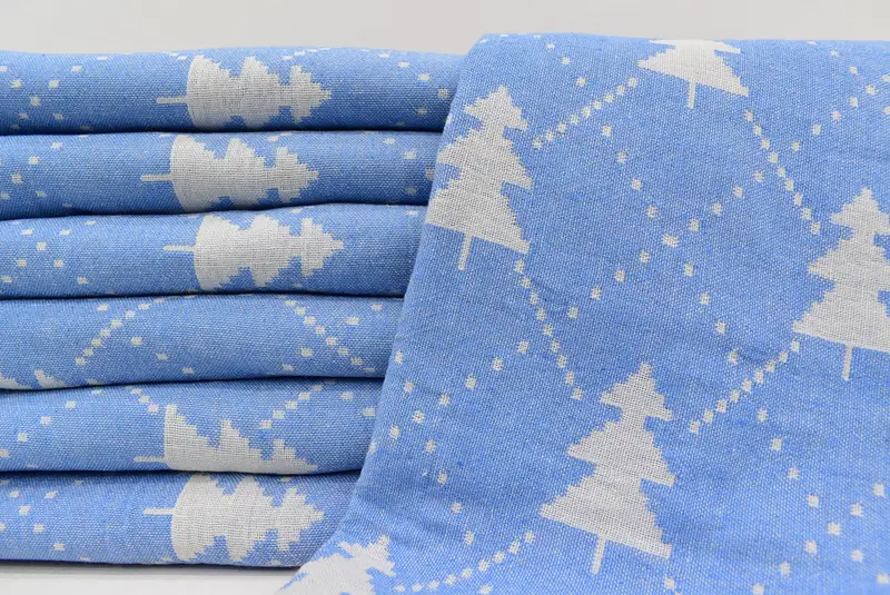 Personalized Gifts, Wedding Gift Ideas, 84x42 Cotton Christmas Patterned Towel, Custom Turkish Towel, Absorbent towel, Personalized Turkish Towel - 2