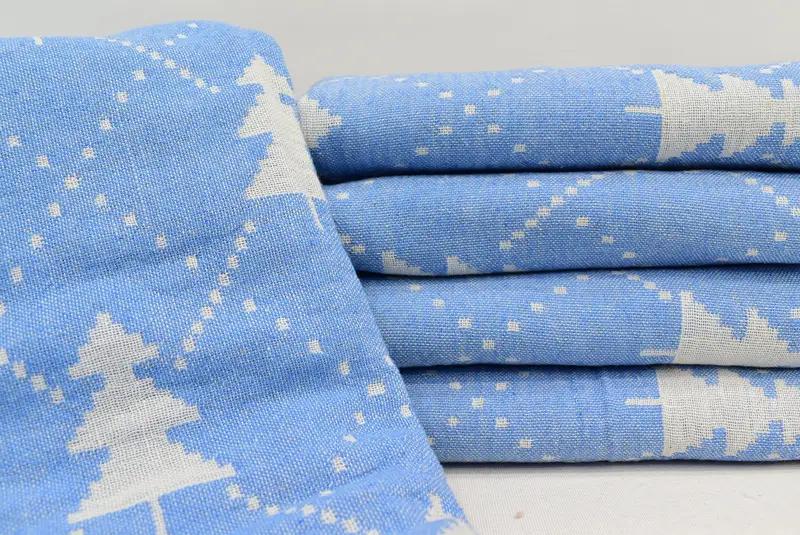 Personalized Gifts, Wedding Gift Ideas, 84x42 Cotton Christmas Patterned Towel, Custom Turkish Towel, Absorbent towel, Personalized Turkish Towel - 6
