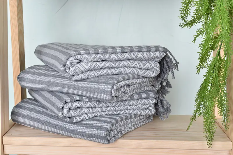 70x40 Cotton Diamond Towel, Best Friend Christmas Gift, Turkish towel, Travel Towel, Beach Size Towel, Quick-dry peshtemal, Housewarming Gift - 7