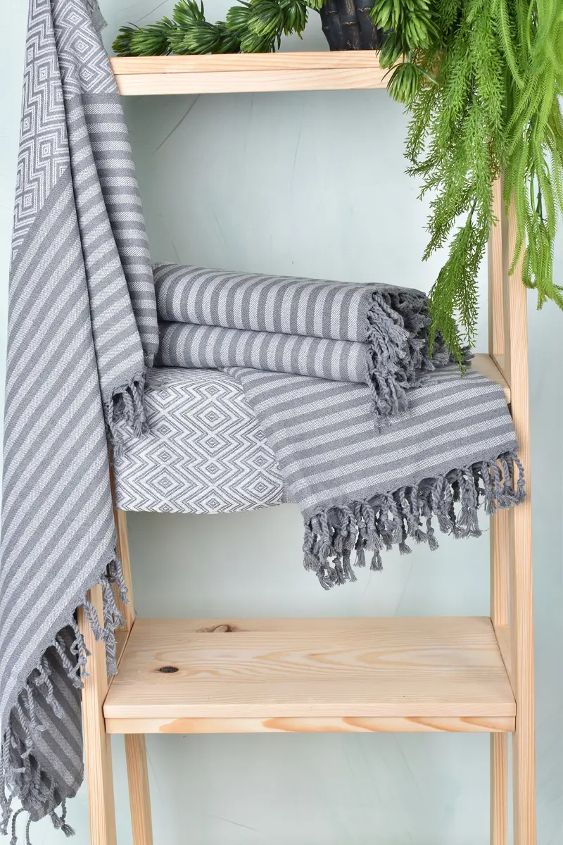70x40 Cotton Diamond Towel, Best Friend Christmas Gift, Turkish towel, Travel Towel, Beach Size Towel, Quick-dry peshtemal, Housewarming Gift - 6