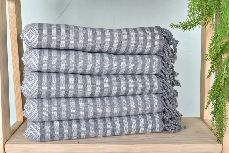 70x40 Cotton Diamond Towel, Best Friend Christmas Gift, Turkish towel, Travel Towel, Beach Size Towel, Quick-dry peshtemal, Housewarming Gift - 2