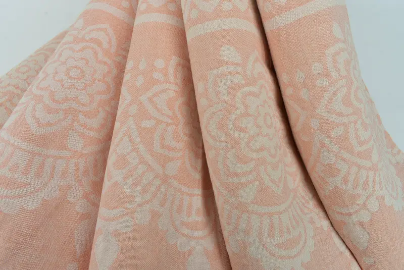 Custom Beach Towel, Bachelorette Party Favors, Bridesmaid Towel, Absorbent Turkish towel, Unique Gift, 74x36 Cotton Floral Patterned Towel - 6