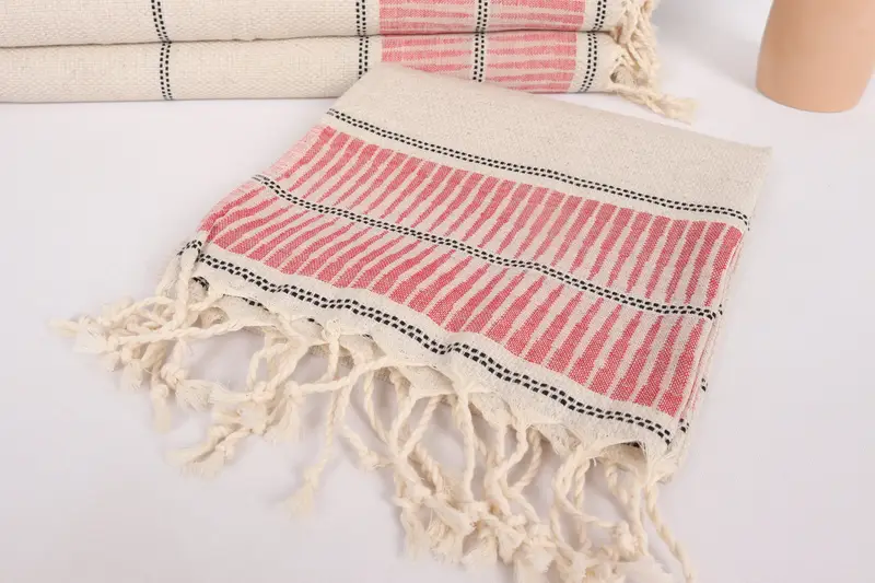 40x20 Linen Striped Towel, Bachelorette Party Decorations, Wedding Favors, Kitchen Towel, Gym Towel, Home Decor Towel, Monogrammed Hand Towel - 5