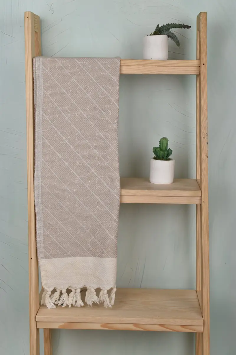 Personalized Gifts, 36x18 Cotton Geometric Towel, Handmade Gift, Turkish Hand Towel, Personalized Hand Towel, Bridal Shower Favors, Gift For Mom - 8