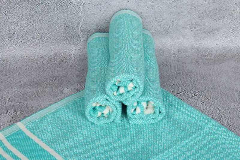 Bridesmaid Gifts, Monogram Hand Towel, Organic Towel, Bachelorette Party Gifts, 32x16 Cotton Diamond Towel, Wedding Favors, Custom Wedding Gifts - 7