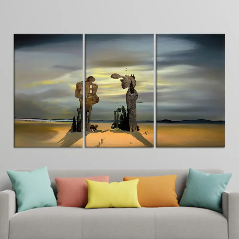 ダリの考古学的回想: プリントされたキャンバス アートの傑作