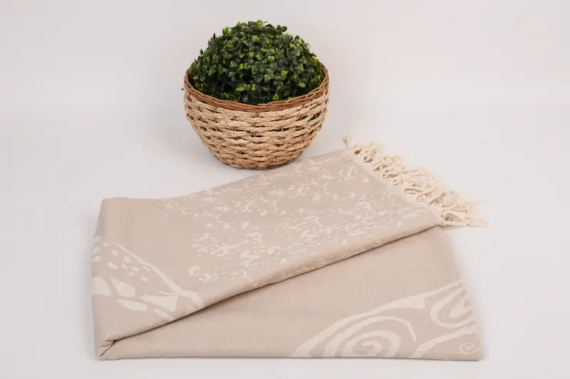 70x40 Cotton Carretta Patterned Towel, Bridal Shower Gift, Soft towel, Quick-dry peshtemal, Customized Towels, Cute Beach Towel, Turkish Towel Set - 4