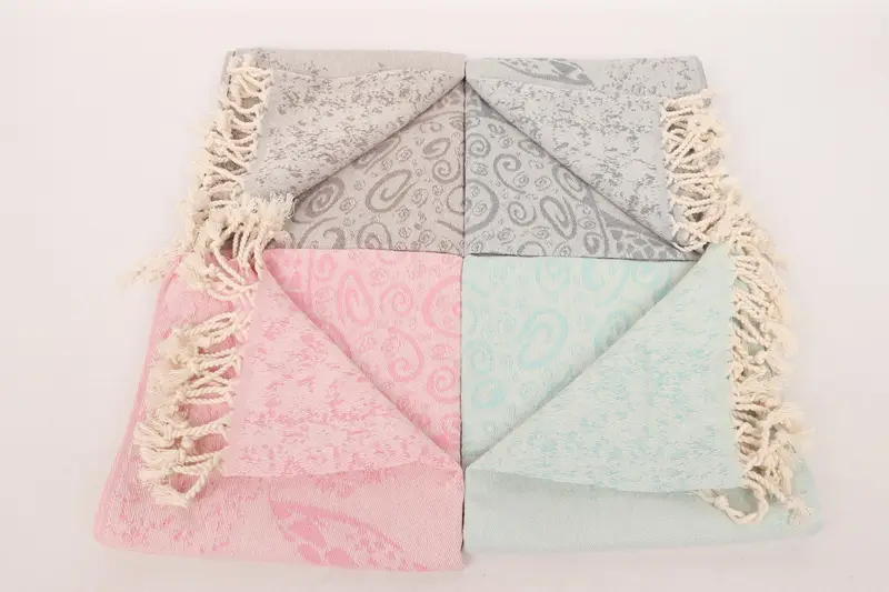 Gift For Her, Monogrammed Hand Towel, 36x18 Cotton Carretta Patterned Towel, Custom Tea Towel, Bulk Order Towel, Kitchen Towel, Personalized Gifts - 4