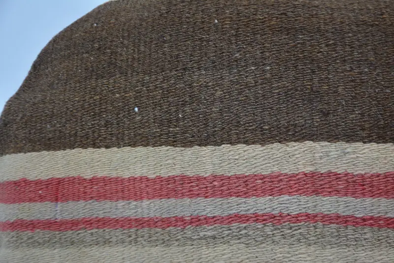 Farmhouse Pillow Case, Pillow Sham, 16x16 Brown Cushion Cover, Kilim Pillow, Turkish Bench Pillow, Turkish Pillow, Kilim Cushion Sham - 2