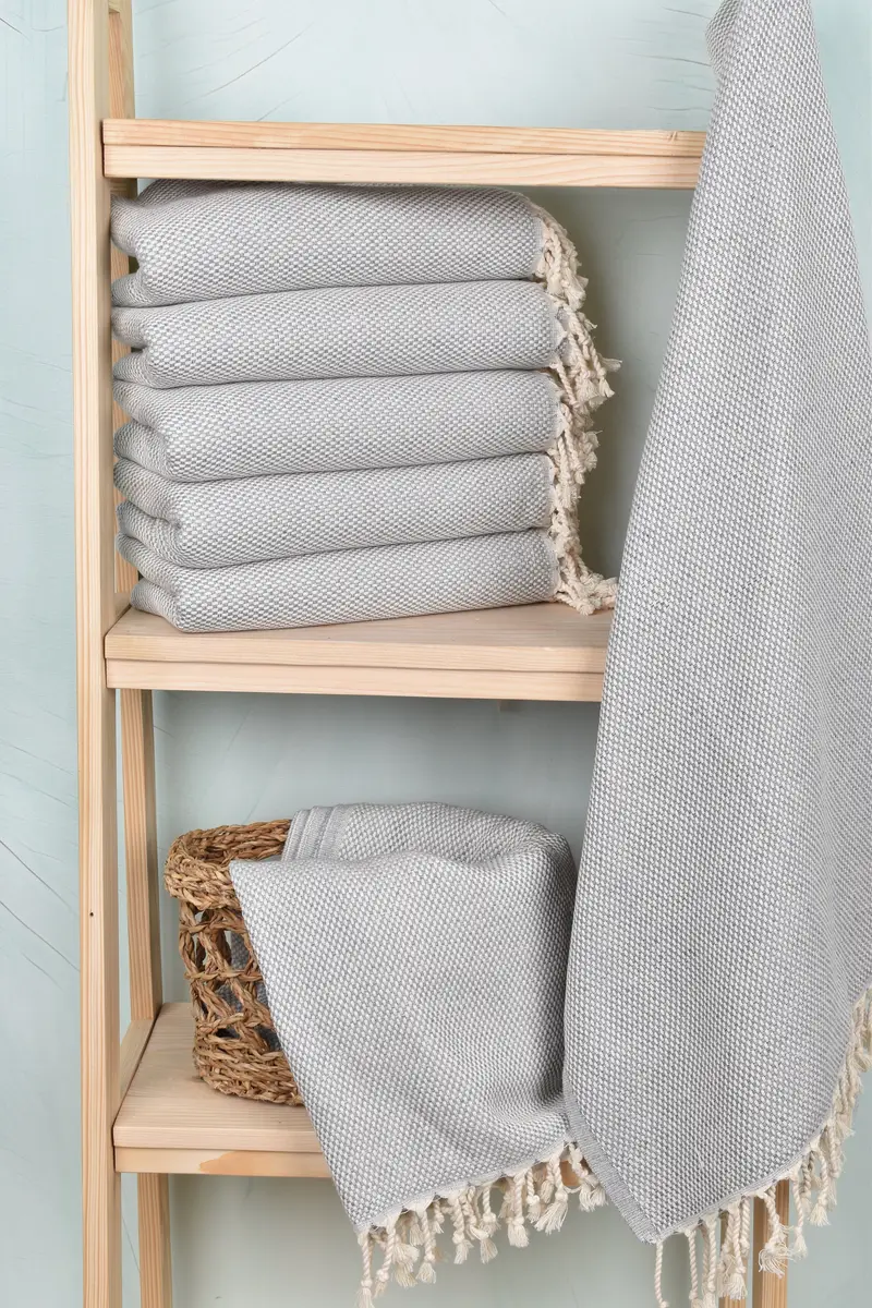 Organic Turkish towel, Friends Beach Towel, Bath towel, Turkish beach towel, Luxury Turkish Bath Towel, Custom Gifts, 70x40 Cotton Polka Dot Towel - 3