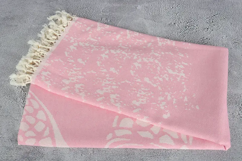 Monogram Beach Towel, Bachelorette Party Gifts Bridesmaids, 70x40 Cotton Carretta Patterned Towel, Lightweight towel, Wedding Gift For Bride - 7