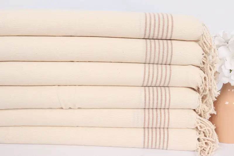 Bridesmaid Gifts Personalized, Xmas Gifts, 36x18 Linen Striped Towel, Turkish Tea Towel, Bathroom Towels, Best Friend Wedding Gift, Wedding Favors - 3