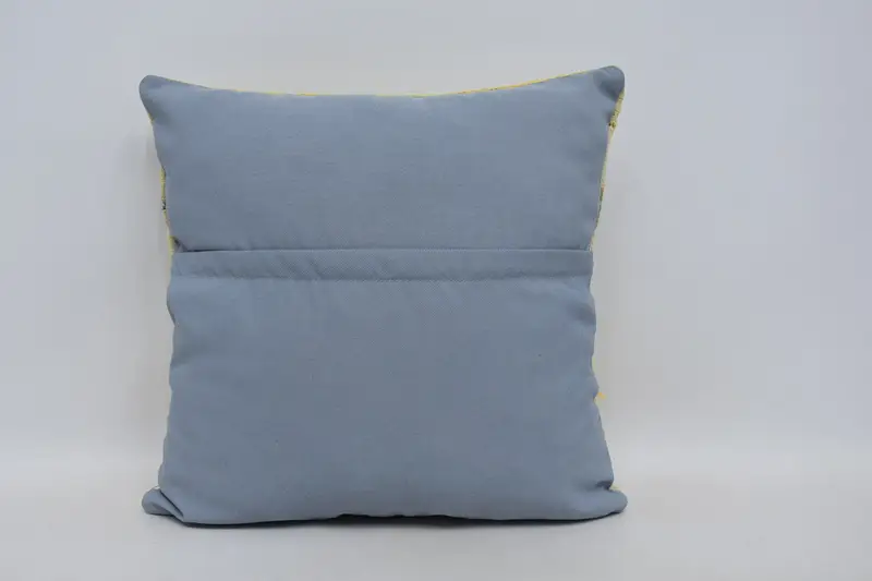 Kilim Pillow, Patio Cushion Cover, 22x22 Beige Pillow Sham, Throw Kilim Pillow, Turkish Kilim Pillow, Pastel Pillow Sham, Cushion - 6