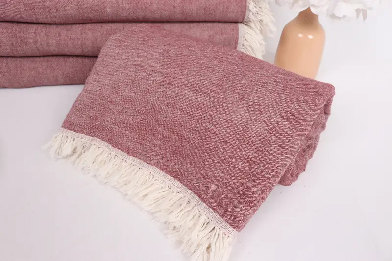 70x60 Cotton Solid Towel, Bedspread, Family Gift Basket, Valentine Day Gift For Her, Bachelorette Party Favors, Bride Gift, Personalized Gifts - 4