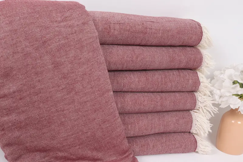 70x60 Cotton Solid Towel, Bedspread, Family Gift Basket, Valentine Day Gift For Her, Bachelorette Party Favors, Bride Gift, Personalized Gifts - 1