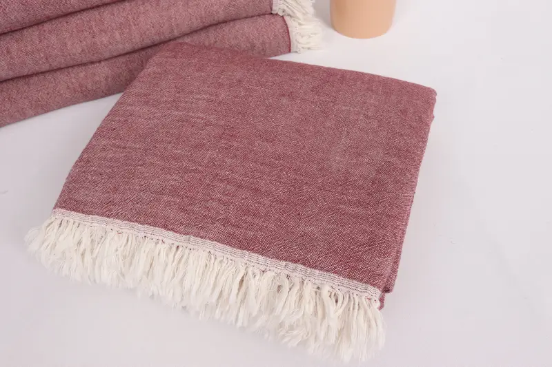 70x60 Cotton Solid Towel, Bedspread, Family Gift Basket, Valentine Day Gift For Her, Bachelorette Party Favors, Bride Gift, Personalized Gifts - 5