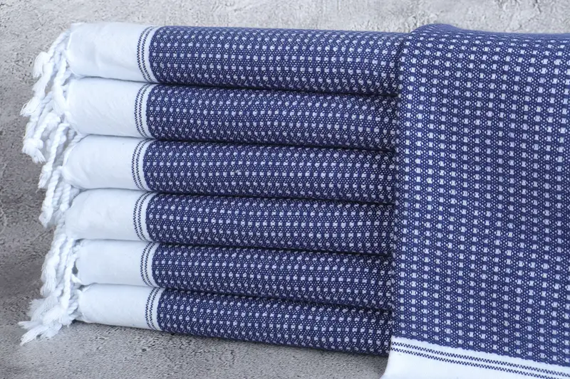 Bridesmaid Proposal Gift, Monogram Kitchen Towel, 32x16 Cotton Striped Towel, Gift For The Home Decor, Monogrammed Hand Towel, Bathroom Towels - 1