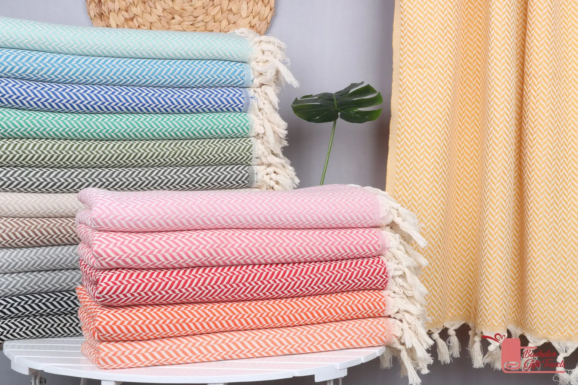 Bachelorette Gifts: Personalized Turkish Towels, 70x40 inches - 1