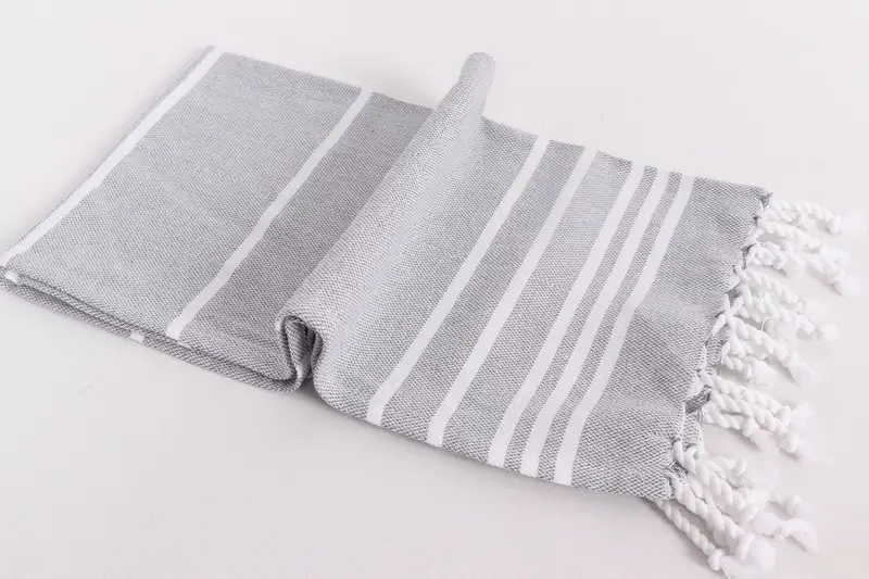 38x18 pamuklu çizgili havlu, monogram el havlu, küçük banyo havlu, dekoratif havlu, kişiselleştirilmiş el havlu, kişiselleştirilmiş düğün hediyesi - 6