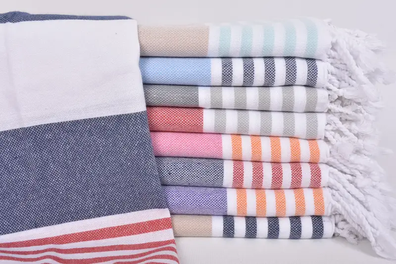 Personalized Hand Towel, Best Friend Gift, Personalized Gift, 40x24 Cotton Striped Towel, Bathroom Towels, Bachelorette Party Favors, Bachelor Towel - 1