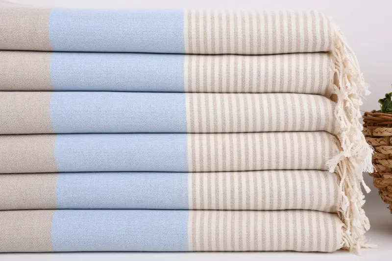 68x40 Cotton Striped Towel, Kids Beach Towel, Personalized Gift, Wedding Gift, Monogram Beach Towel, Bridesmaid Proposal Gift, Pool Towels - 2