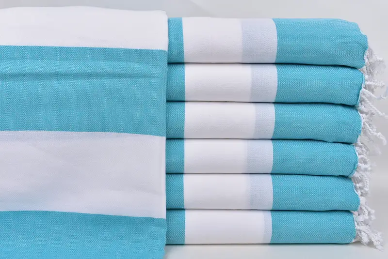 Gift For The Home Decor, Beach Wedding Favor, Custom Hand Towel, House Warming Gift, 40x24 Cotton Striped Towel, Kitchen Towel, Wedding Favors - 1
