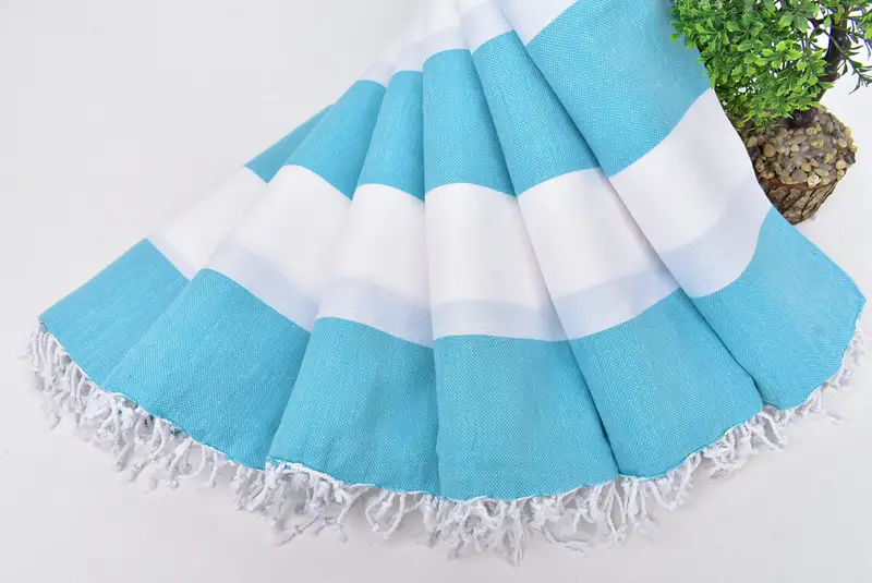 Gift For The Home Decor, Beach Wedding Favor, Custom Hand Towel, House Warming Gift, 40x24 Cotton Striped Towel, Kitchen Towel, Wedding Favors - 4