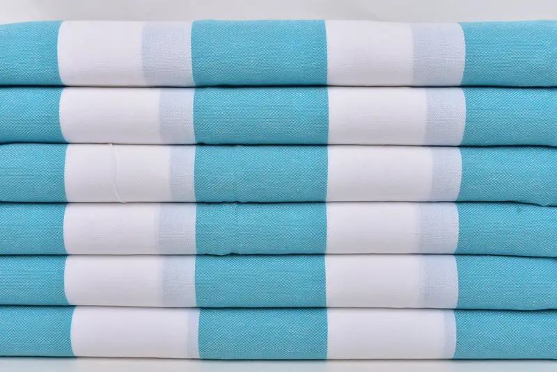Gift For The Home Decor, Beach Wedding Favor, Custom Hand Towel, House Warming Gift, 40x24 Cotton Striped Towel, Kitchen Towel, Wedding Favors - 2