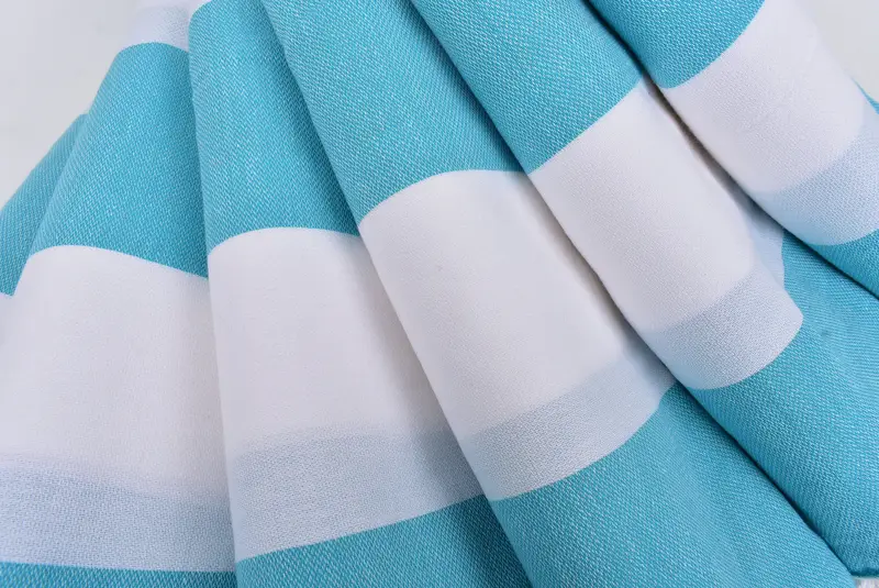 Gift For The Home Decor, Beach Wedding Favor, Custom Hand Towel, House Warming Gift, 40x24 Cotton Striped Towel, Kitchen Towel, Wedding Favors - 5
