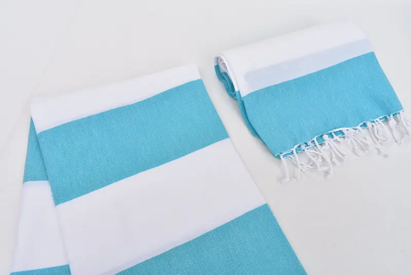 Gift For The Home Decor, Beach Wedding Favor, Custom Hand Towel, House Warming Gift, 40x24 Cotton Striped Towel, Kitchen Towel, Wedding Favors - 7