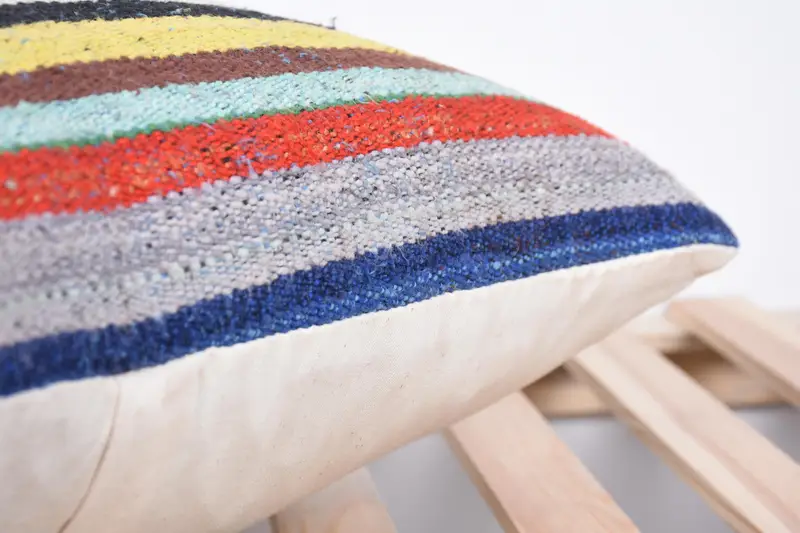Home Decor Pillow, Kilim Pillow Cover, Decorative Pillow Sham, 20x20 Green Pillow Case, Pillow for Couch, Pillow, Ottoman Pillow Sham - 7