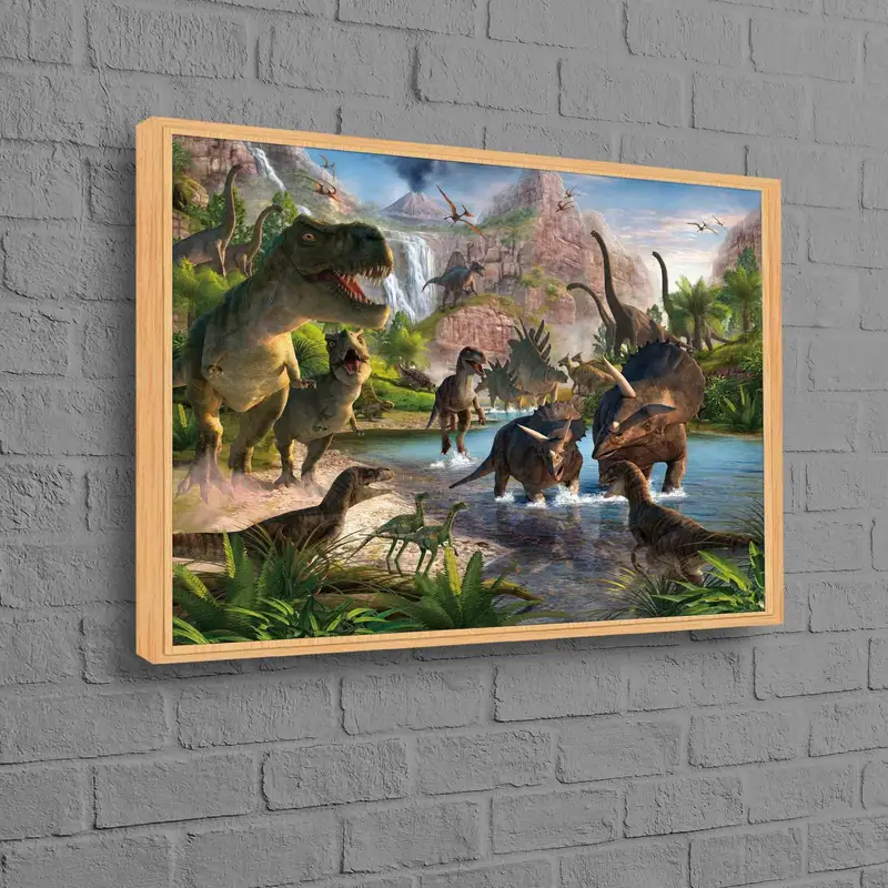 Sanatsal Dino Kanvas: Mükemmel Çocuk Odası Dinozor Sevgilisine Hediye