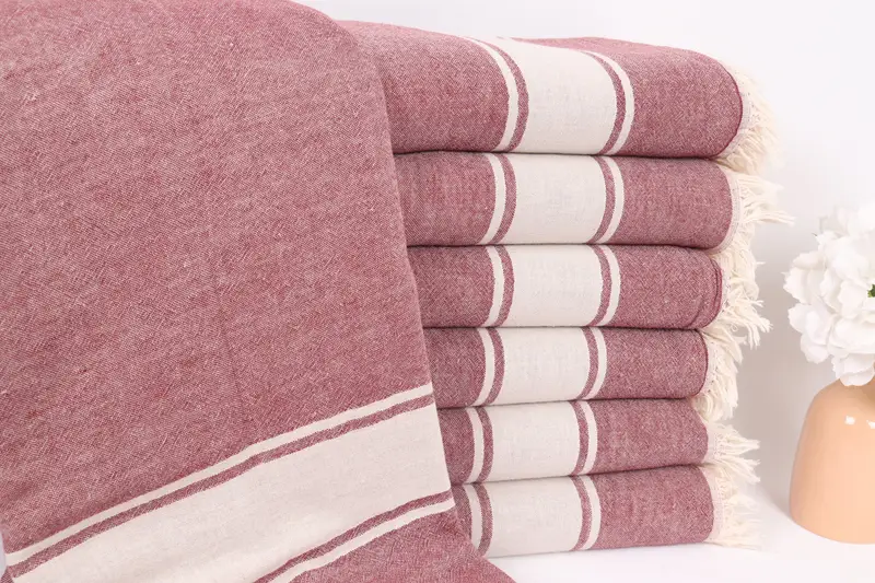 Custom Wedding Gifts, 70x60 Cotton Striped Towel, Bachelor Gift, Beach Theme Bachelorette Party, Bachelorette Party Favors, Boho Throw Blankets - 1