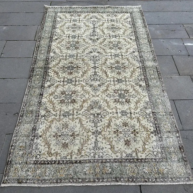 Grüner Tarnteppich, 4,3 x 7,7 Fuß, schickes Dekor