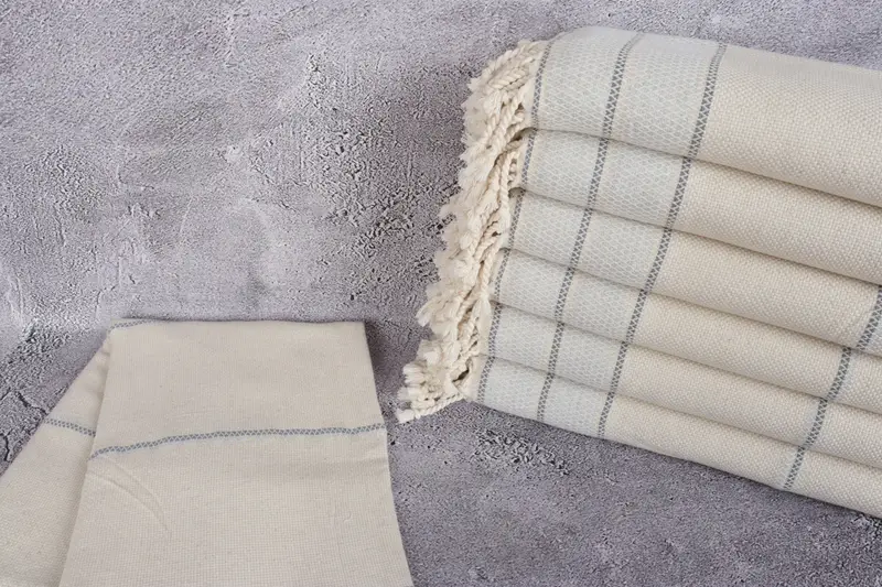 70x36 Cotton Striped Towel, Peshtemal Towel USA, Valentines Day Gift For Him, Hammam towel, Bachelor Bachelorette Party Favors, Housewarming Gift - 2